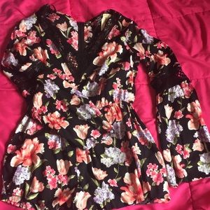 Gorgeous flowered romper